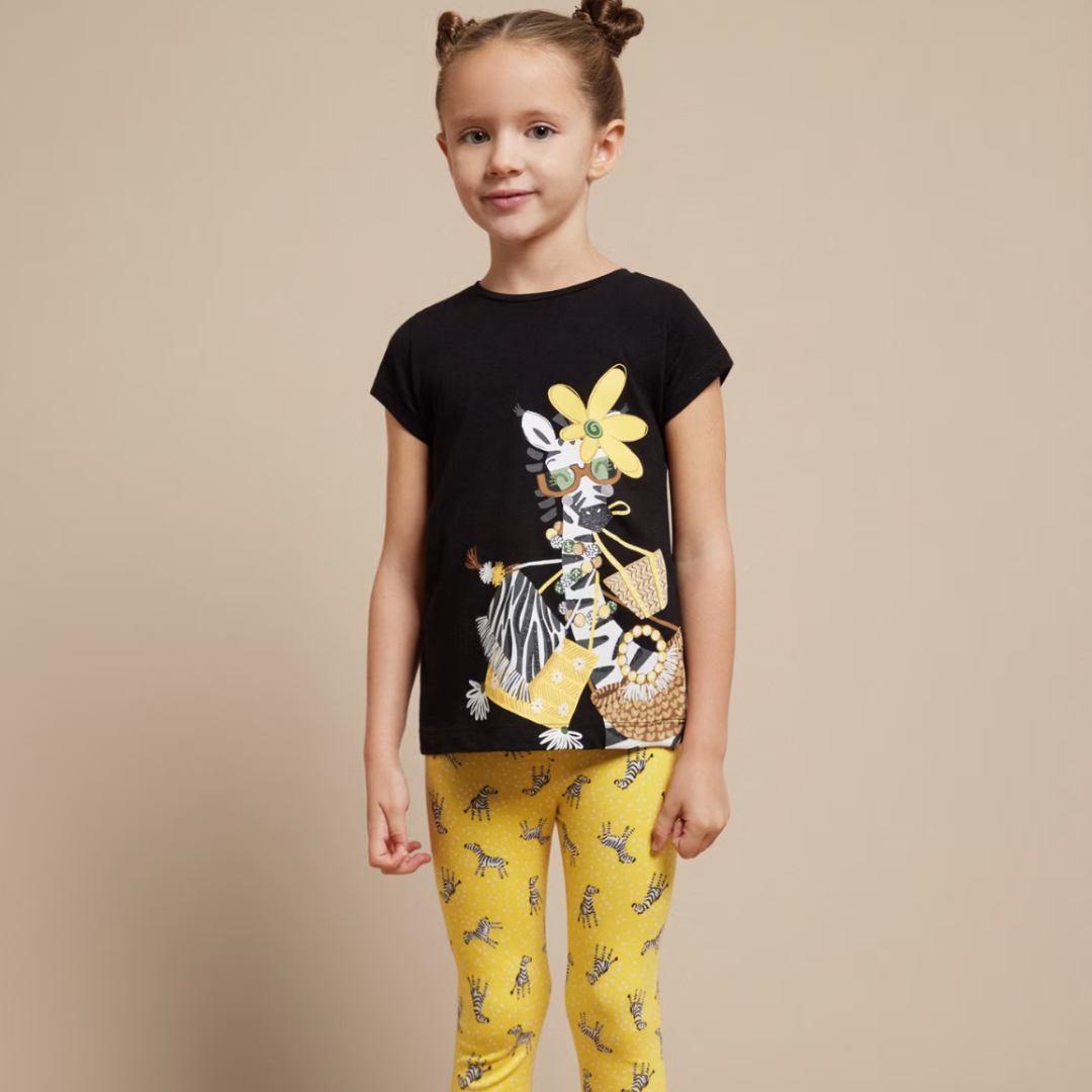 Leggings stampato better cotton bambina Mayoral