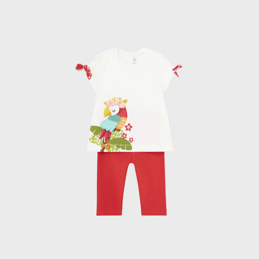 Completo 2 pezzi pappagallo better cotton neonata Mayoral