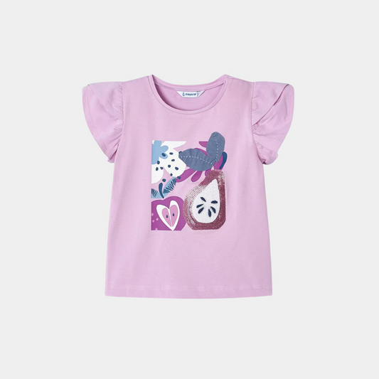 T-Shirt stampata bambina Mayoral