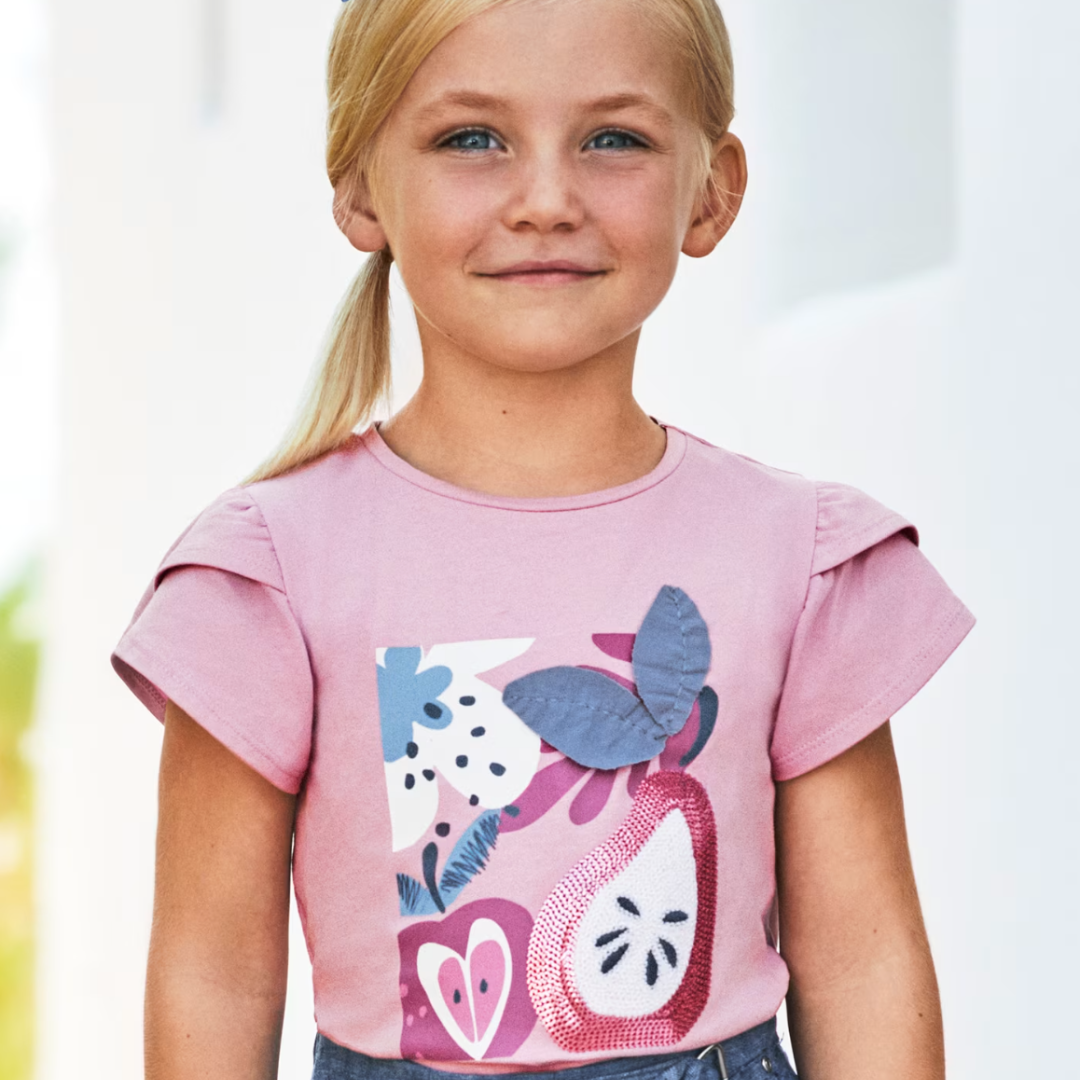 T-Shirt stampata bambina Mayoral