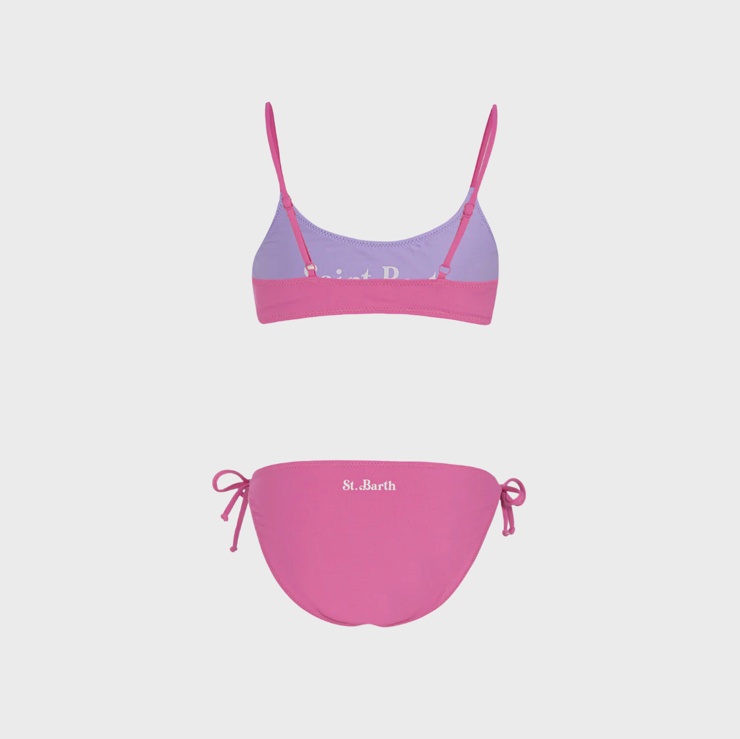 Bikini Saint Barth MC2 bralette double face bambina