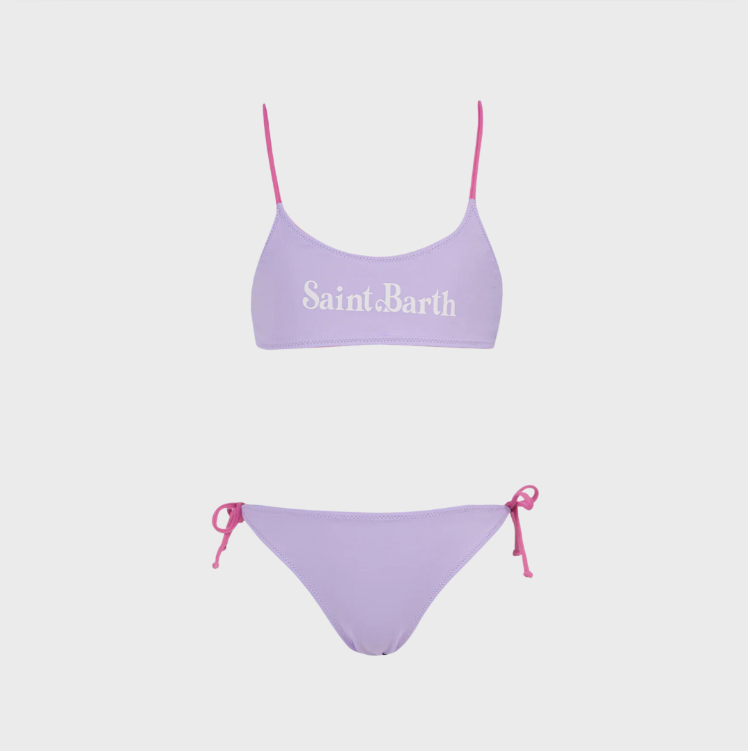 Bikini Saint Barth MC2 bralette double face bambina